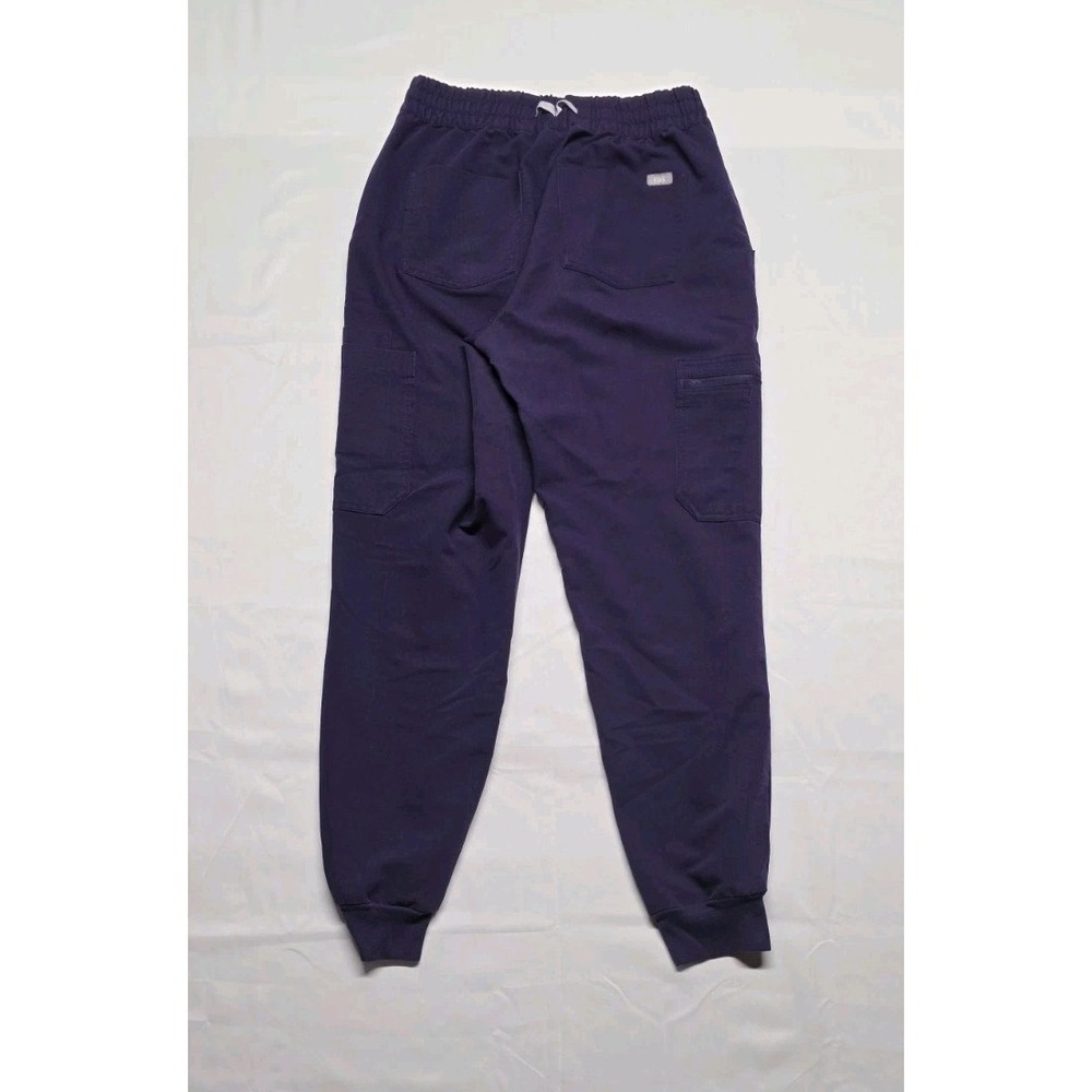 Women's Figs Uman High Waisted Purple Relaxed Fit Jogger Scrub Pants S Technical - Picture 7 of 9